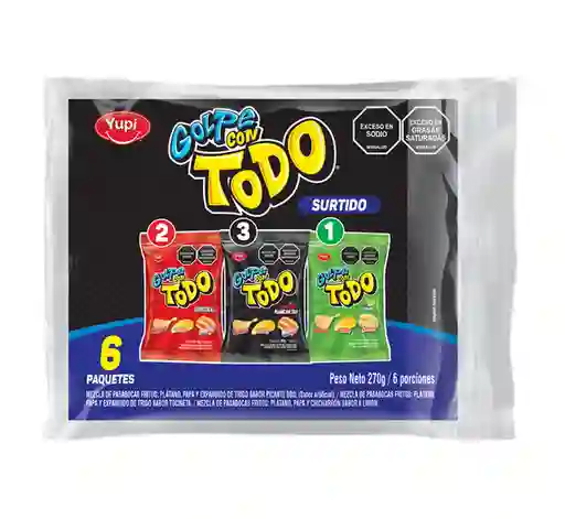 Golpe Con Todo Pasaboca Yupi Surtido