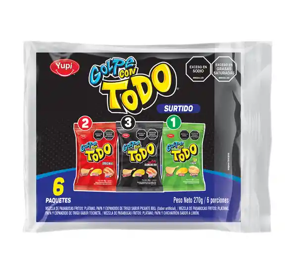 Golpe Con Todo Pasaboca Yupi Surtido