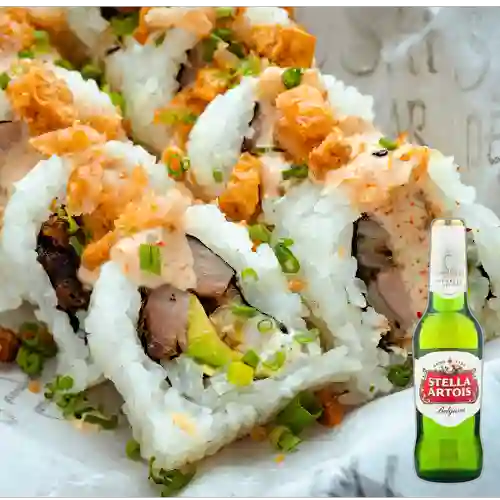 Combo Sushicharron Roll + Stella Artois 350 ml