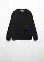 Sudadera Others Negro Talla 10 Niños Mango