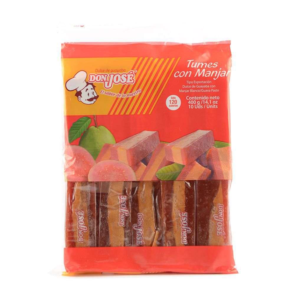 Don Jose Bocadillo Tumes con Manjar 400 g