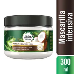 Mascarilla Intensiva Herbal Essences Leche de Coco y Aloe 300 ml