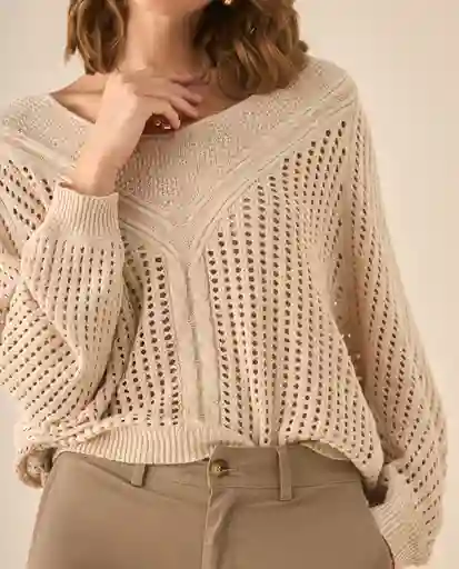 Tejido Beige Caqui Medio Talla S 662G220 Esprit