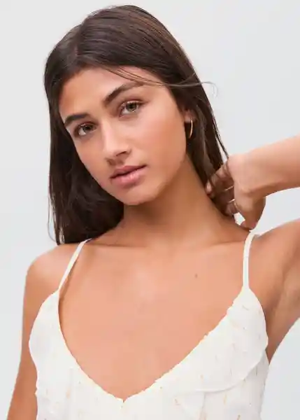 Top Newgold Offwhite Talla 23 Teen Niñas Mango