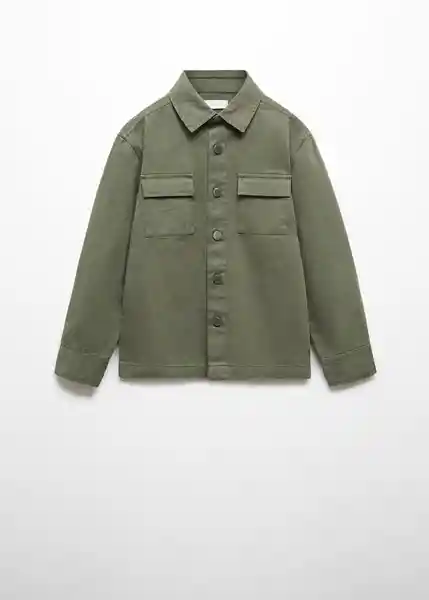 Sobrecamisa Nico Musgo Talla 10 Niños Mango