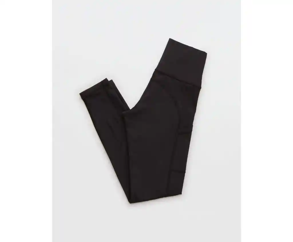Leggings Negro Talla Med Reg Aerie American Eagle