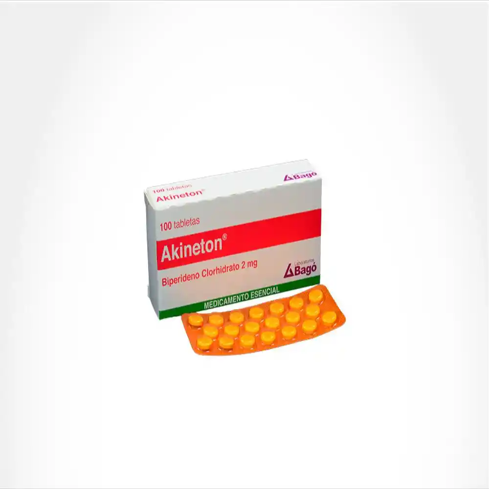 Akineton Bago De Colombia Ltda 2 Mg 100 Tabletas