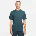 Nike Camiseta M Df Uv Hyverse Ss Para Hombre Verde Talla M