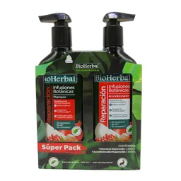 Bioherbal Pack Shampoo Reparación + Acondicionador