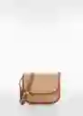 Bolso P Lina Beige Talla 99 Mujer Mango