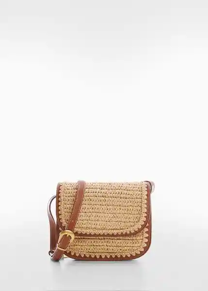 Bolso P Lina Beige Talla 99 Mujer Mango