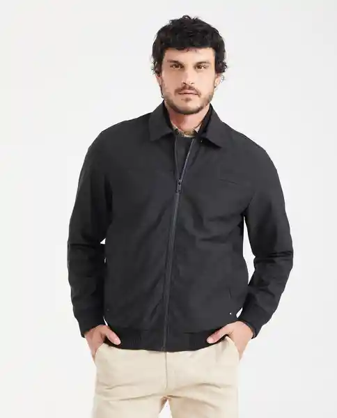 Chaqueta Double Neck Negro Sombrío Ultra Oscuro M Chevignon