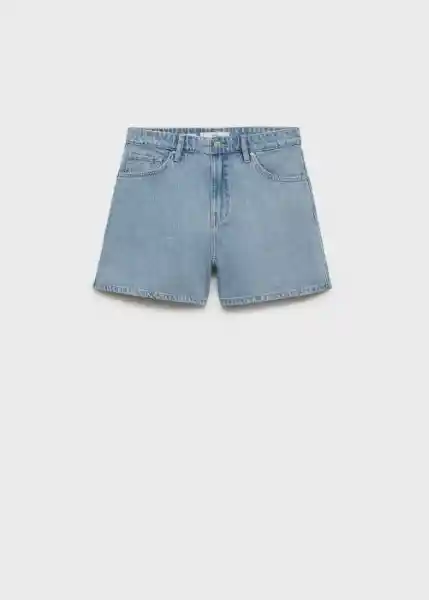 Short Zoey Tejano Claro Talla 40 Mujer Mango