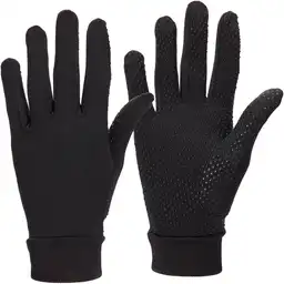 Fouganza Guantes Equitación 140 Mujer Negro /XL