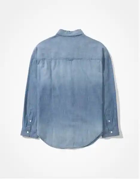 Camisa Mujer Azul Talla LARGE 400386021734 American Eagle