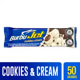 Burbujet Barra de Chocolate Blanco Sabor a Cookies & Cream