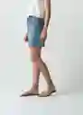 Short Aitana Mujer Azul Índigo Medio Talla 12 452G385 Naf Naf