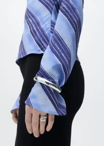Blusa Celeste Celeste Talla S Mujer Mango