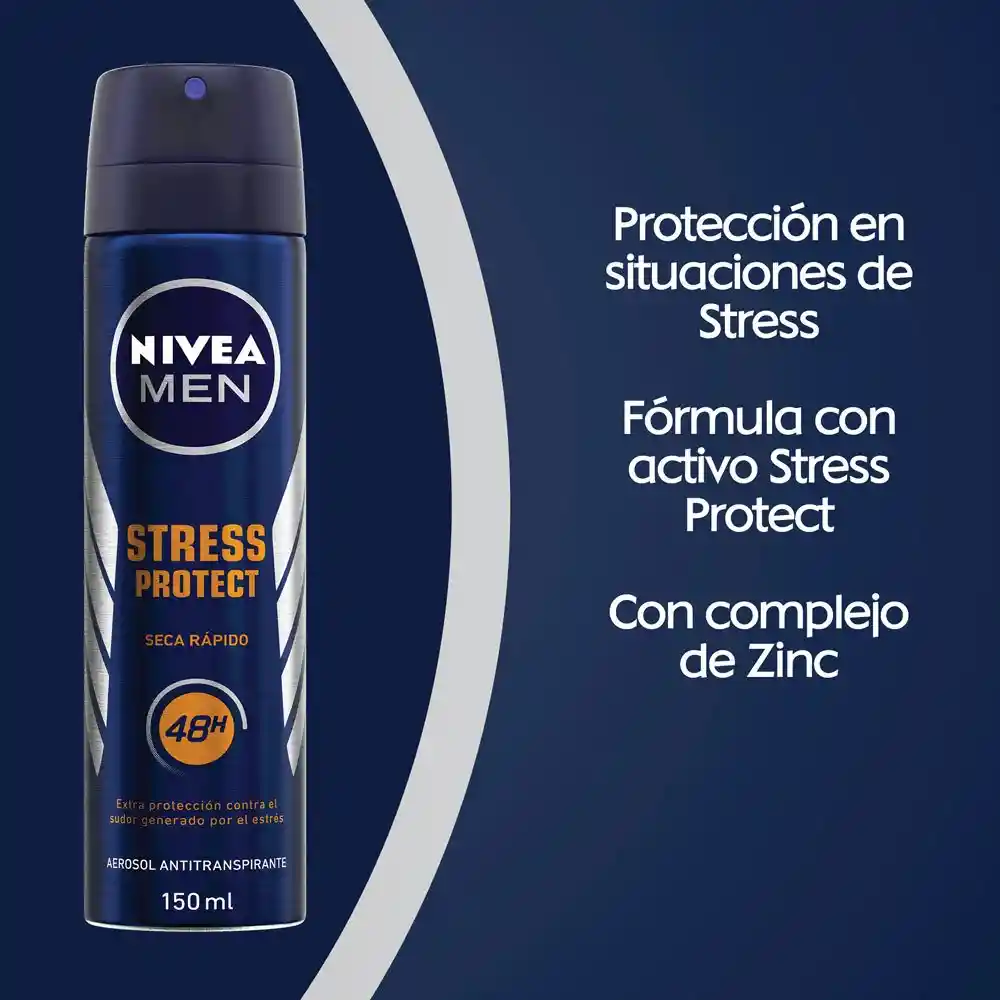 Nivea Men Desodorante Stress Protect en Aerosol