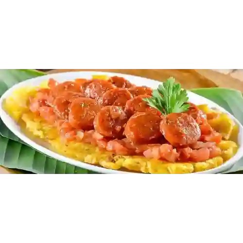 Patacón Chorizo