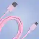 Cable de Datos Tipo c Rosa Miniso