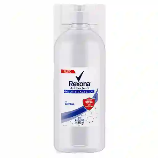 Rexona Gel Antibacterial Sin Perfume 950Ml