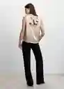 Blusa Studio-A Beige Talla XL Mujer Mango