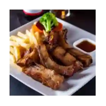 Costilla Ahumada Frita