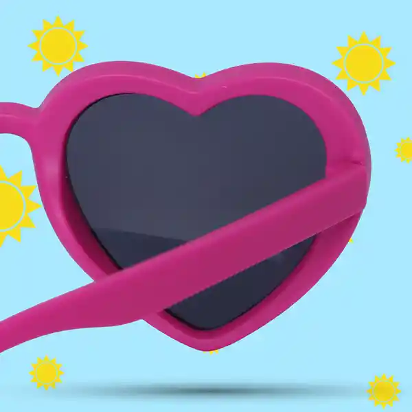 Gafas de Sol en Forma de Corazón Para Niños Serie Miniso