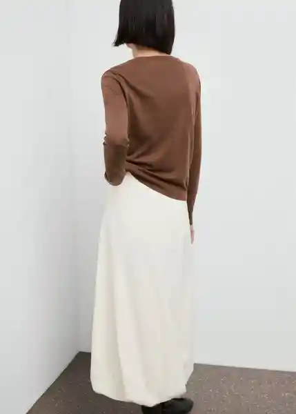 Jersey Lucca Tabaco Talla XS Mujer Mango