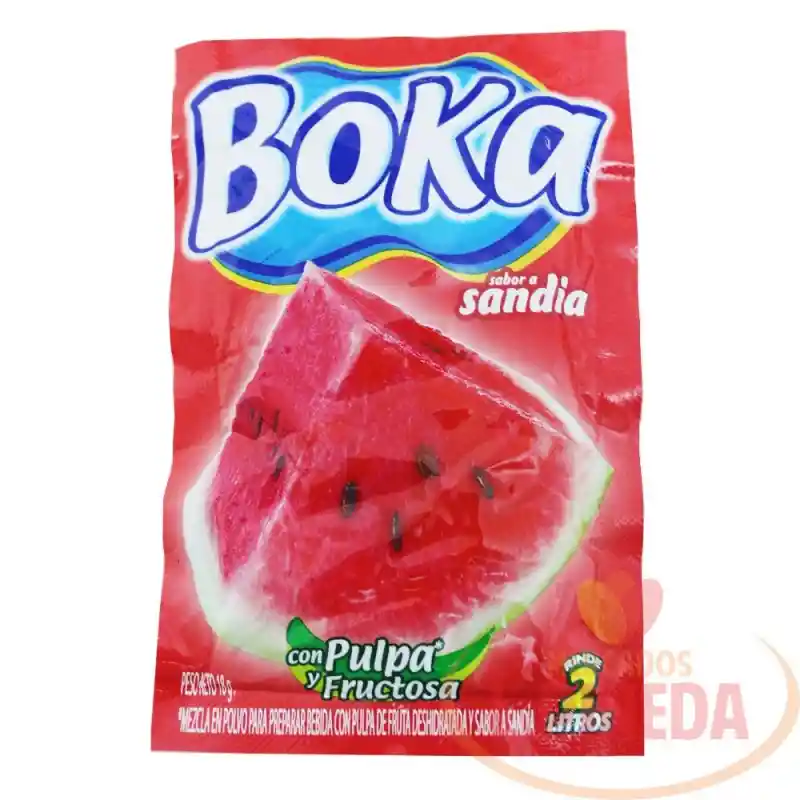 Boka Refresco en Polvo Sabor Sandía