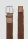 Cinturón Elastic Camel Talla 90 Hombre Mango