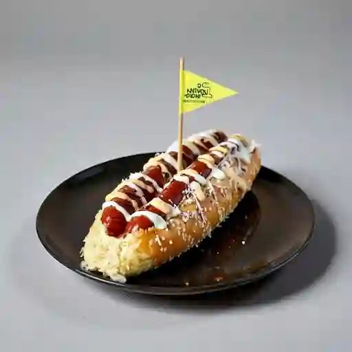 Hot Dog Suizo + Papas