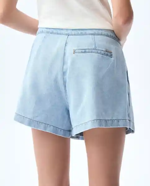 Falda Mujer Azul Talla 6 341G001_AZU114604 Americanino