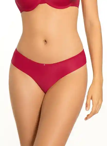 Cher France Panty en Microfibra Semi Descadescaderado Rojo T. M