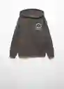 Sudadera Roll Antracita Talla 06 Niños Mango