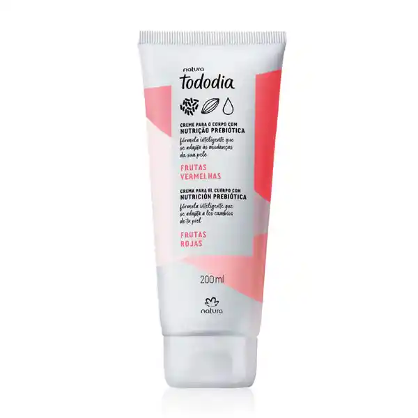 Crema Nutritiva Corporal Frutas Rojas Tododia