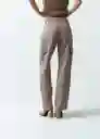 Pantalón Mujer Gris Fungi Medio 8 431G362 Naf Naf