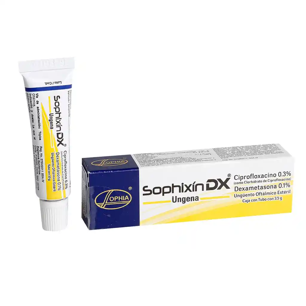 Sophixin DX Ungüento Oftálmico (0.3 %/ 0.1 %)