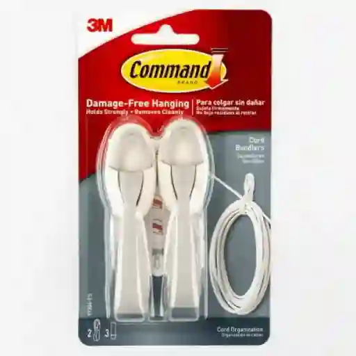 Command Set Sujetador de Cable + Tiras 3M 17304-Es