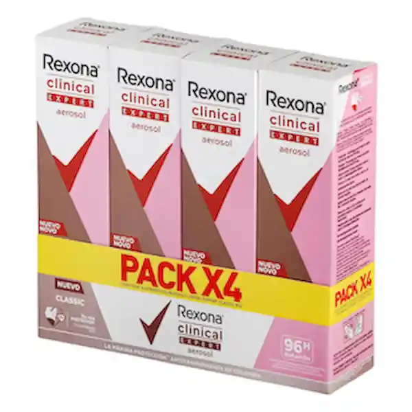 Rexona Antitranspirante Clinical Expert en Aerosol