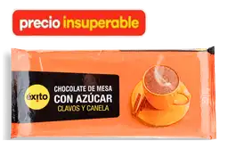 Éxito Chocolate De Mesa Con Azucar Sabor Clavos Y Canela