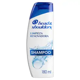 Shampoo Head Shoulders Limpieza Renovadora Champu Head and Shoulders 180 ml