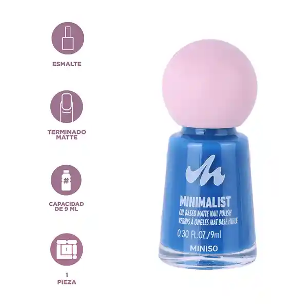 Esmalte de Uñas Base de Aceite Serie Minimalist Matte 13 Miniso