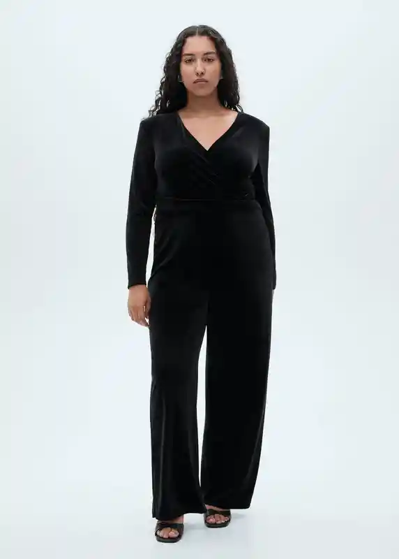 Mono Xtuxedo Negro Talla S Mujer Mango