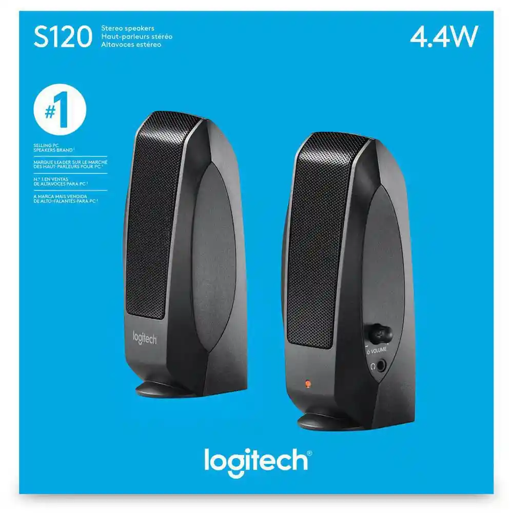 Logitech Sistema de Altavoces S120 Negro
