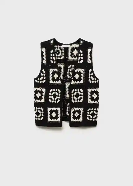 Chaleco Adri Negro Talla 20 Niñas Mango