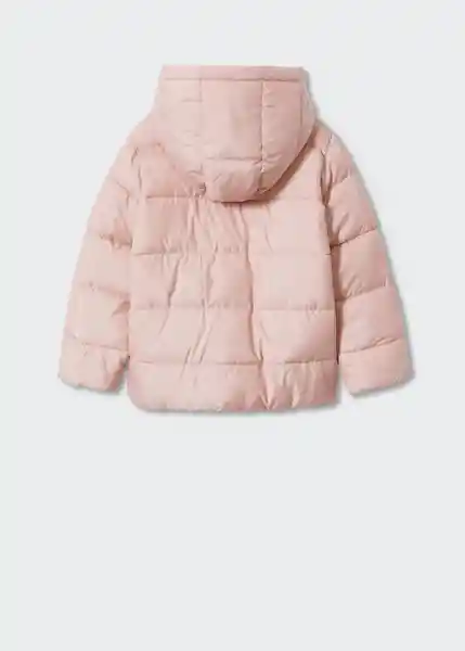 Anorak Ali3 Rosa Pastel Talla 06 Niñas Mango