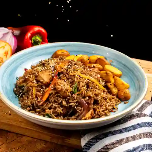 Arroz Teriyaky