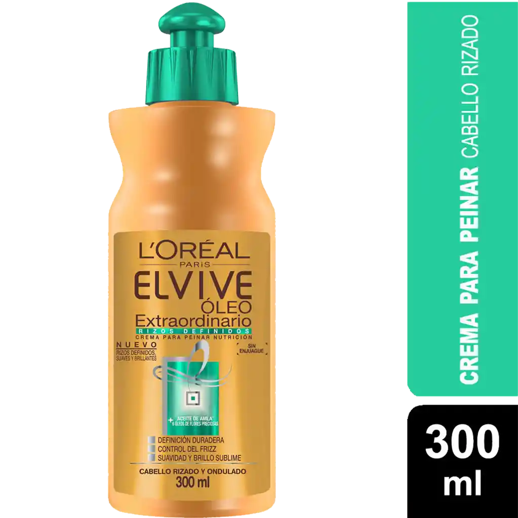 Loreal Paris-Elvive Crema para Peinar Óleo Extraordinario